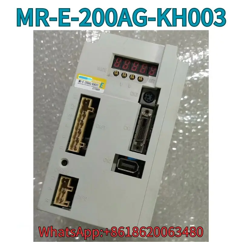 

Used Servo driver MR-E-200AG-KH003 2KW test OK Fast Shipping