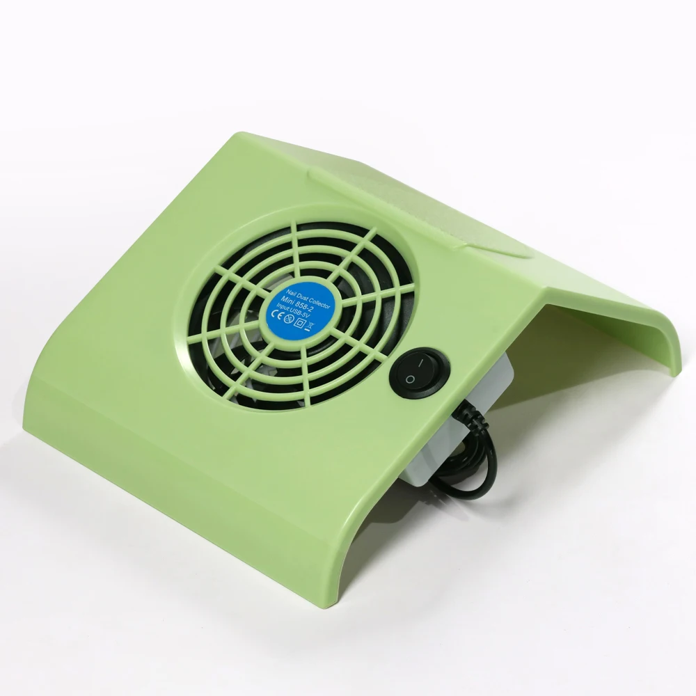 Mini coletor de pó de unhas usb portátil extrator de pó de unhas ventilador aspirador de pó com 2 sacos de filtro de poeira arte do prego manicure