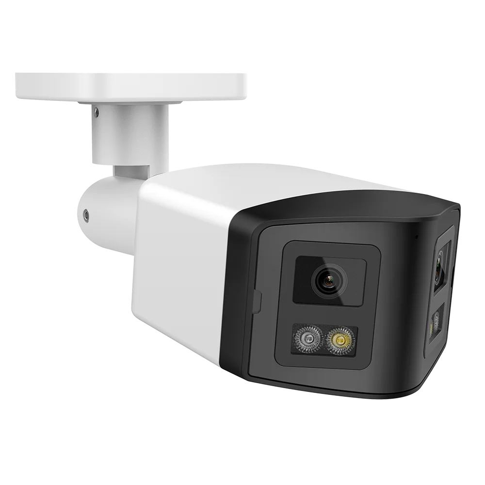 Hikvision Compatible 4MP Bullet Panoramic Camera Outdoor 2 Way Audio Night Vision IP67 Waterproof for Home Store Commercial