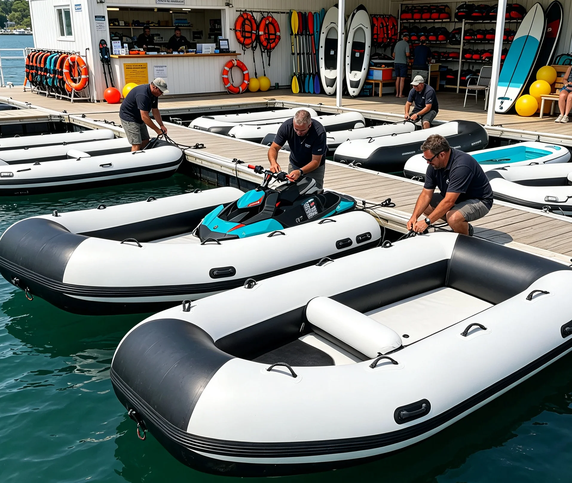 2026 New Hot Sale Inflatable Boat for Jet Ski Rib Inflatable Boat Inflatable Jet Ski Extension