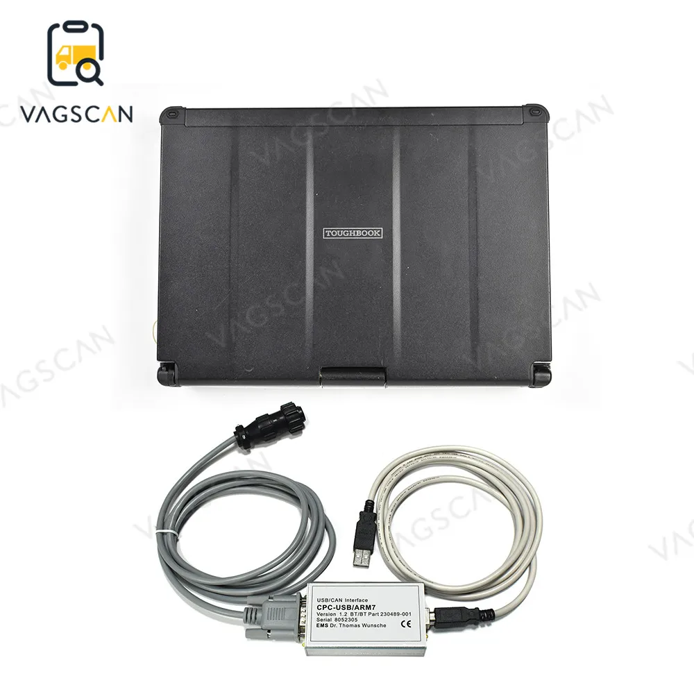 

USB-интерфейс TruckCom CAN ARM7 BT для диагностического инструмента Toyota BT + ноутбука CF-C2
