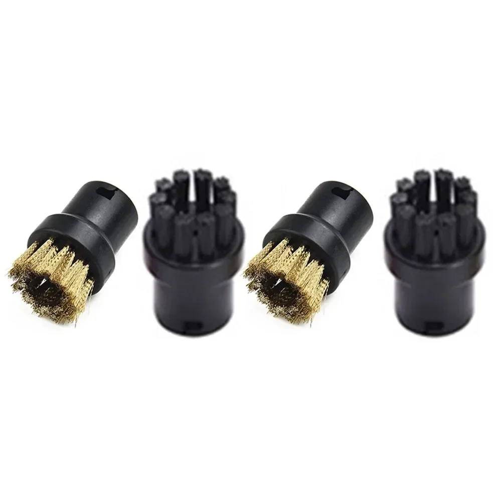 

4 Pcs Round Brush Nozzle For Karcher SC1 SC2 SC3 SC4 SC5 Steam Cleaner Household Steam Cleaner Replacement Spare Parts