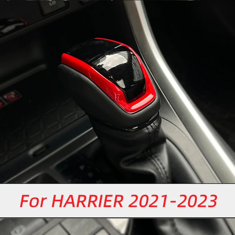 For Toyota Harrier 80 series Accessories Venza 2023 2022 2021 2020 Carbon Fiber Cover Central Control Gear Knob Interior Trim