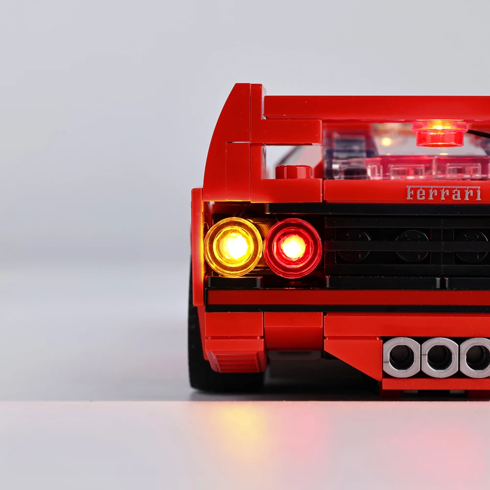 Led Light Kit For 76934 Ferrarises F40 Supercar DIY led Blocks Model Toys Set (Only Lighting Kit No Model)