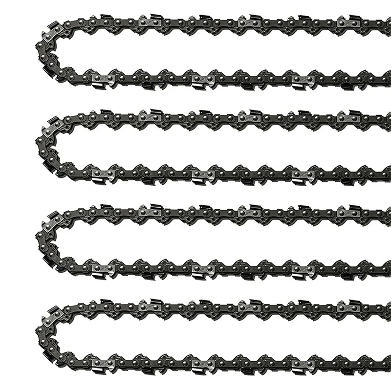 

4 Pack 14 Inch Chainsaw Chain Set 52 Drive Links, 0.05In Gauge, 3/8Inch LP Pitch, 14-Inch Replacement Chainsaw Chains Low Set-A5