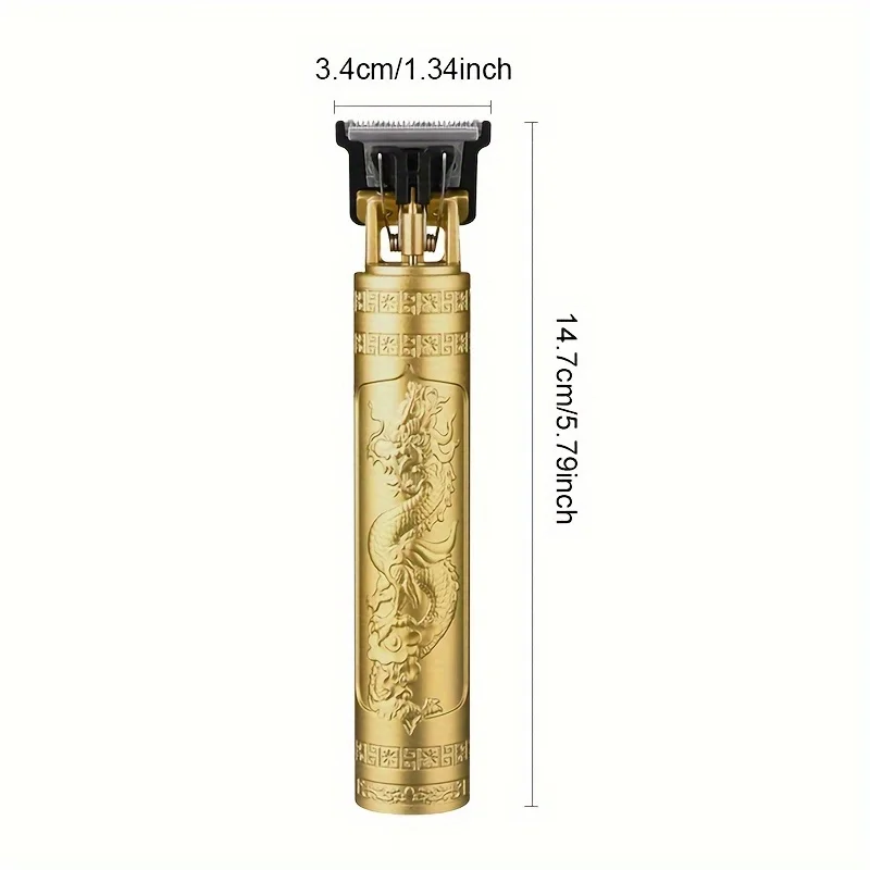 Professional hairdressing kit and beard trimmer set, USB rechargeable wireless electric hairdressing kit with sharp blades. image 3