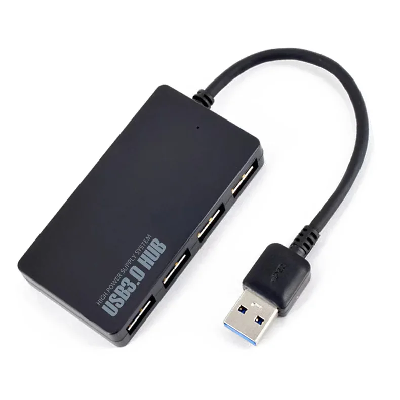 High Speed USB 3.0/Type-C Hub External 4 Ports Adapter Splitter USB Expander For Laptop PC Office Supplies