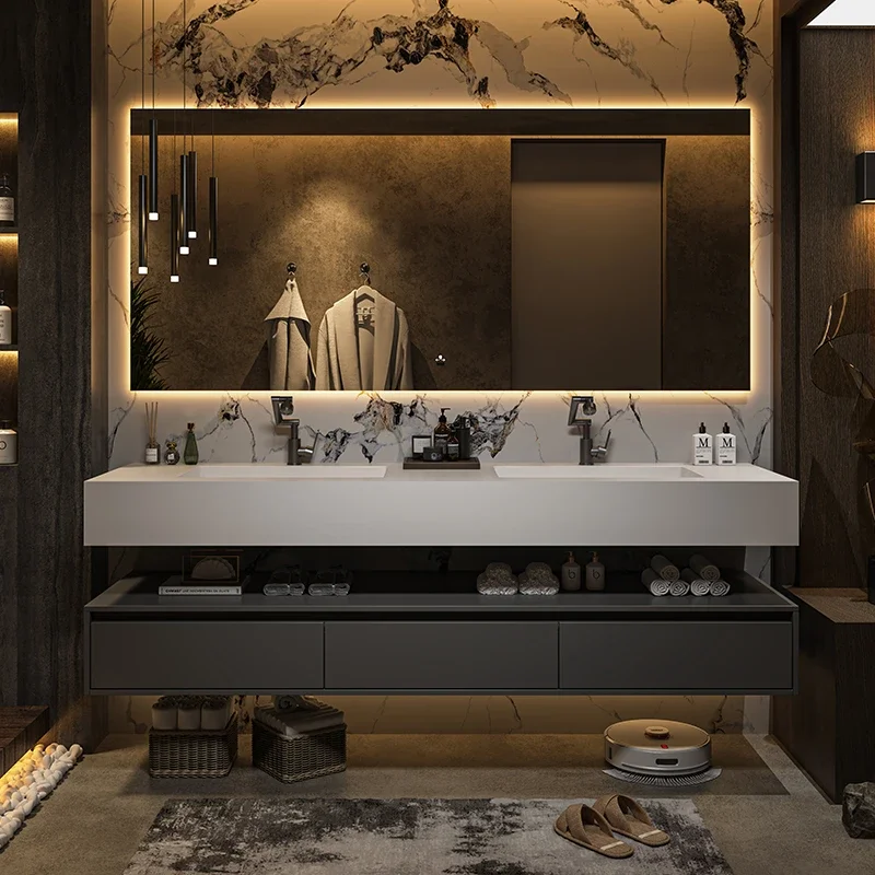 

Mirror Storage Bathroom Cabinet Perfume Toilet Sink Drawers Partitions Bathroom Cabinet Corner Makeup Gabinete Home Furniture