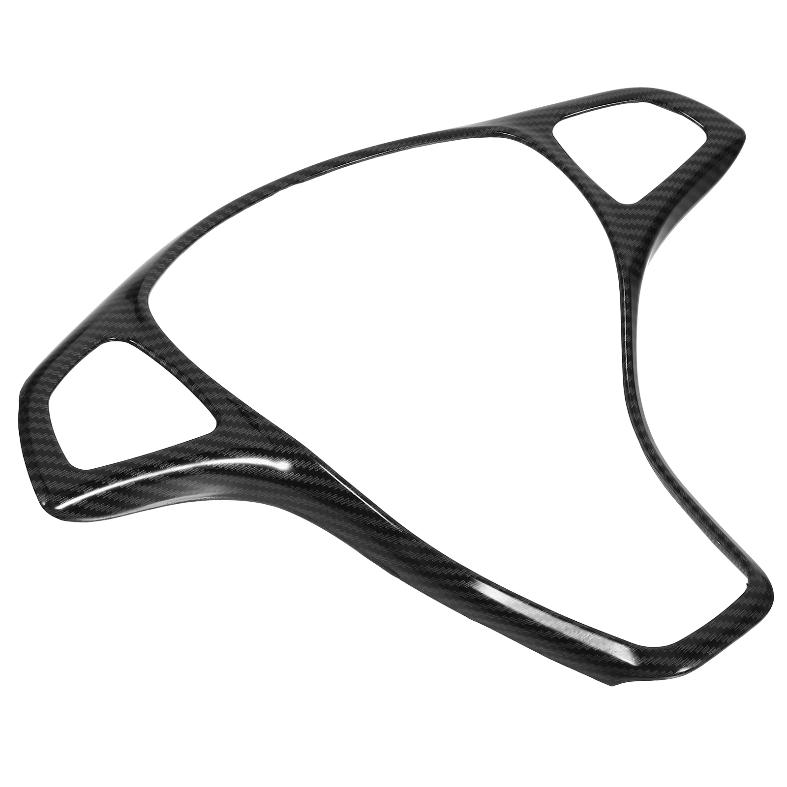 

Carbon Fiber Decorative Frame Strips Steering Wheel Trim Cover Car Ornaments Accessories Abs Material Easy Installation No