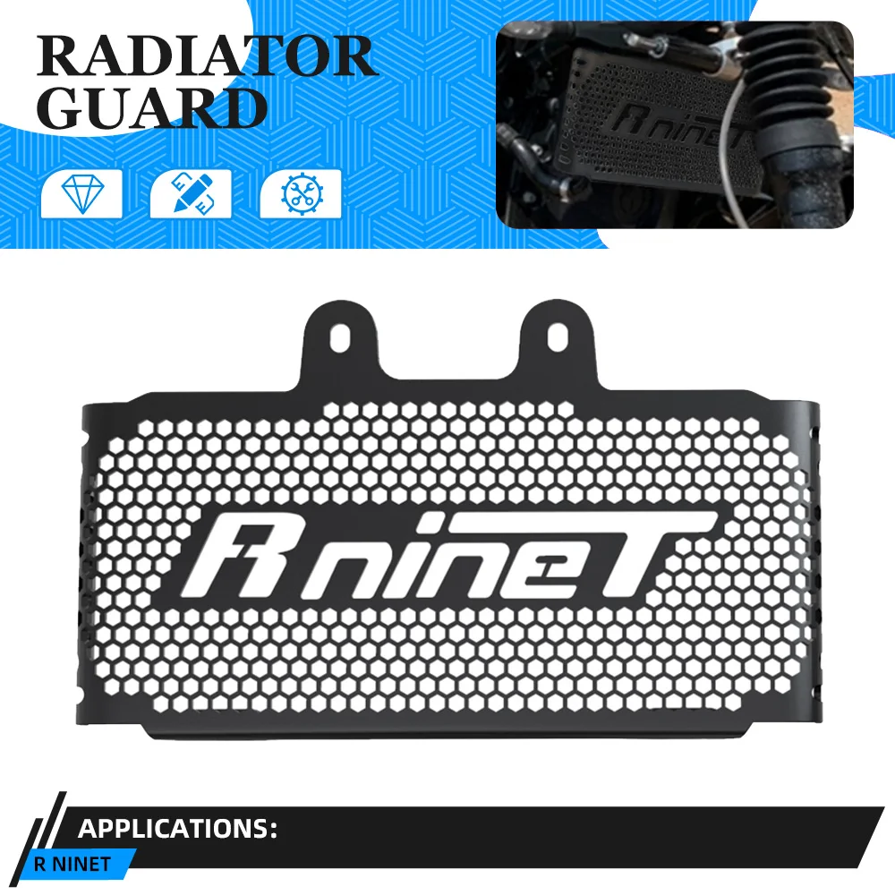 

Motorcycle Radiator Guard Grille Cooling Cover Protection For BMW RNINET R NINET R Nine T Pure Racer Scrambler R9T 2014-2024