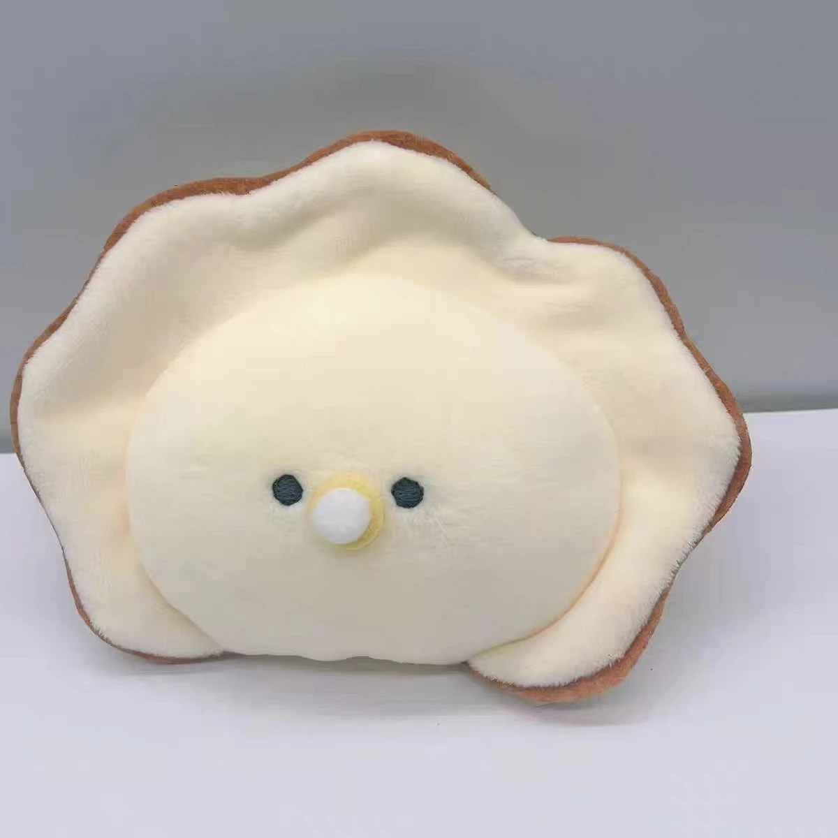 Yell Round-eyed baby dolls Japanese restaurant Mugyunui Namagaki\'s daily life kawaii 9cm Oysters Scallops with pacifer plush toy
