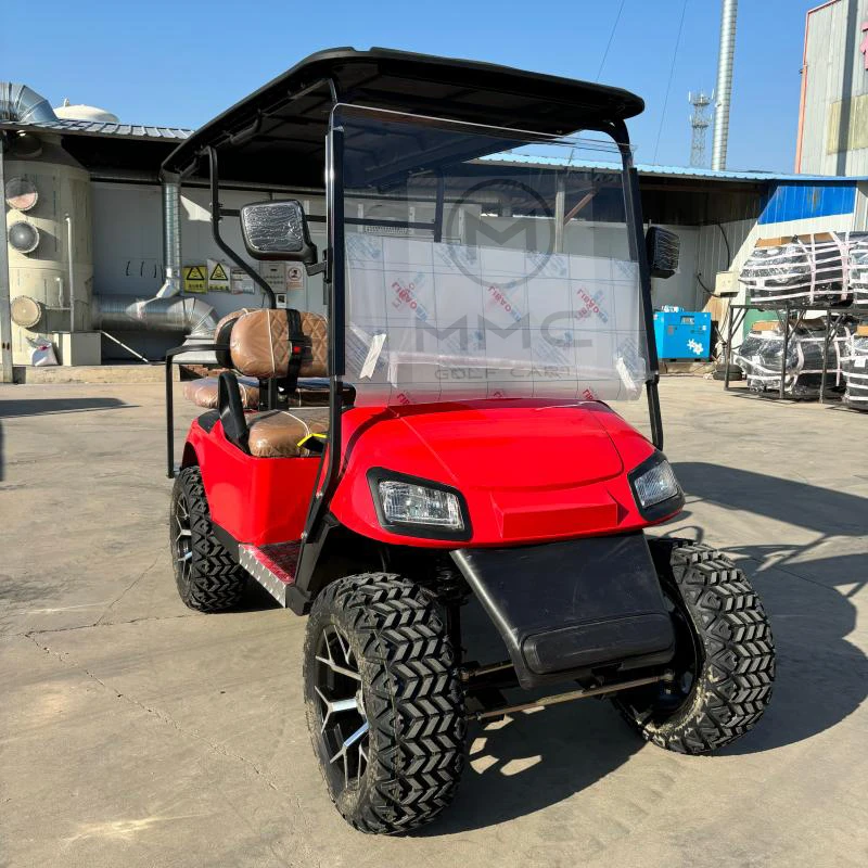 Best New 4 Wheel Lithium Battery Electric Hunting Golf Car Mini Electric Vehicle 4 Seater Passenger Electric Golf Buggy Cart