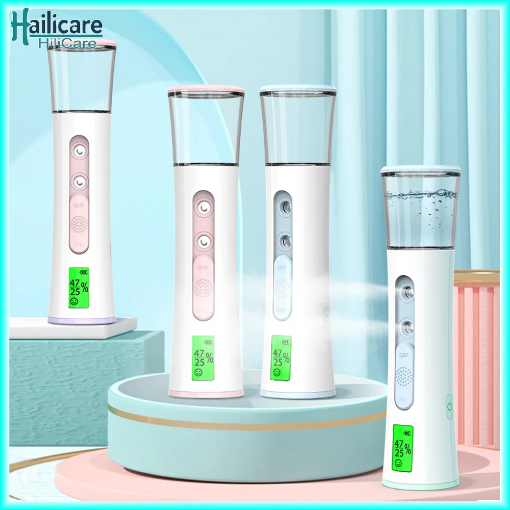 

Handheld Face Spray Portable Nano Mister Sprayer Facial Moisturizing Mist Bottle Hydrating Humidifier Skin Care Moisture Tester