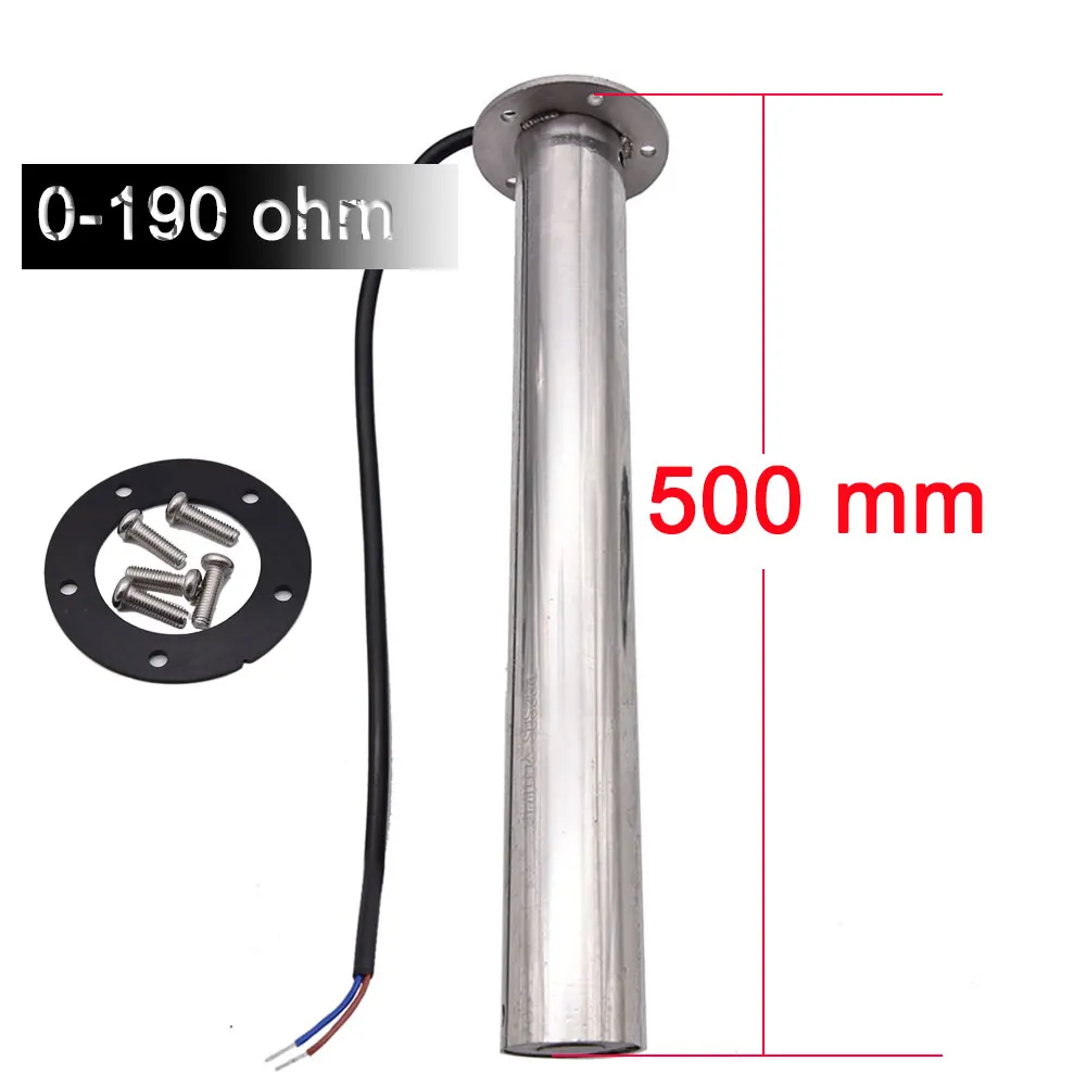 150mm~550mm Sewage Level Gauge Sensor Marine Boat Car Fuel Sender Unit Water Level gauges 0-190 240-33ohm water level customized image 3