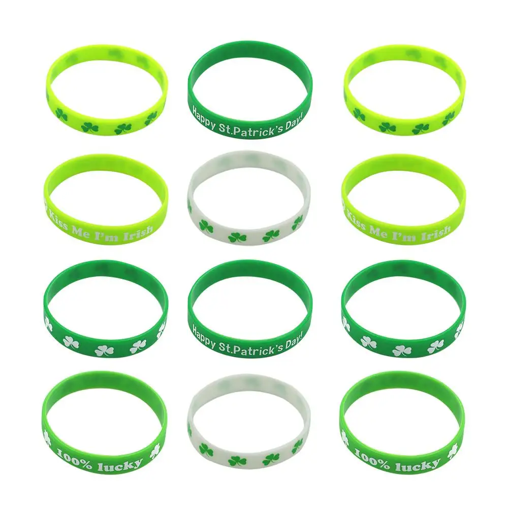 

Party Supplies Hand Decoration St. Patrick's Day Bracelet Festival Presents Wristbands