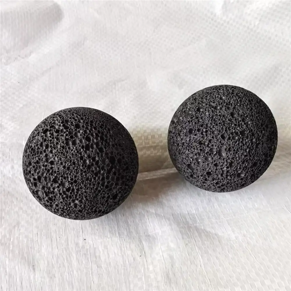 Pelota Fortalecedora de Agarre de 5cm de Piedra Volcánica, Ejercitador de Dedos Antideslizante para Entrenamiento de Escalada en Roca y Terapia de Recuperación Muscular