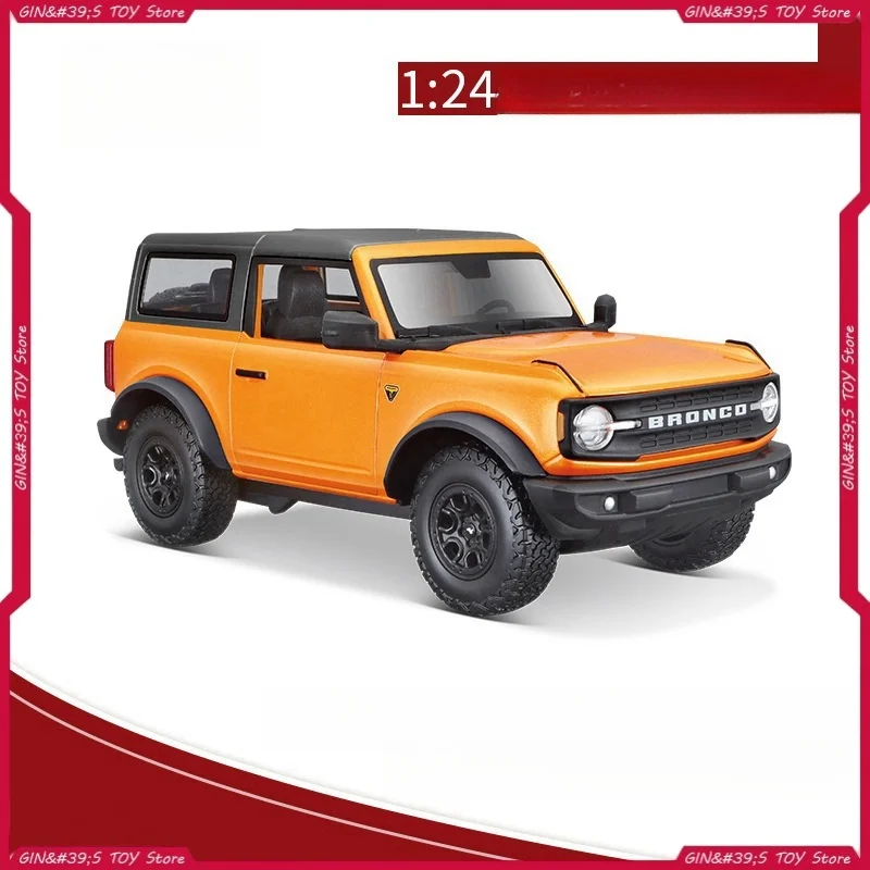 Modelo de coche de aleación de simulación 1:24, vehículo todoterreno, modelo de coche de Metal, colección de adornos para niños y niños, regalos de cumpleaños