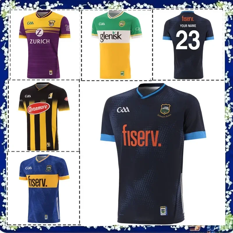 

2024 Tipperary GAA Goalkeeper Jersey Tipperary GAA Home Jersey 2024 Rugby Jersey Wexford GAA County Jerseys Size:S-5XL