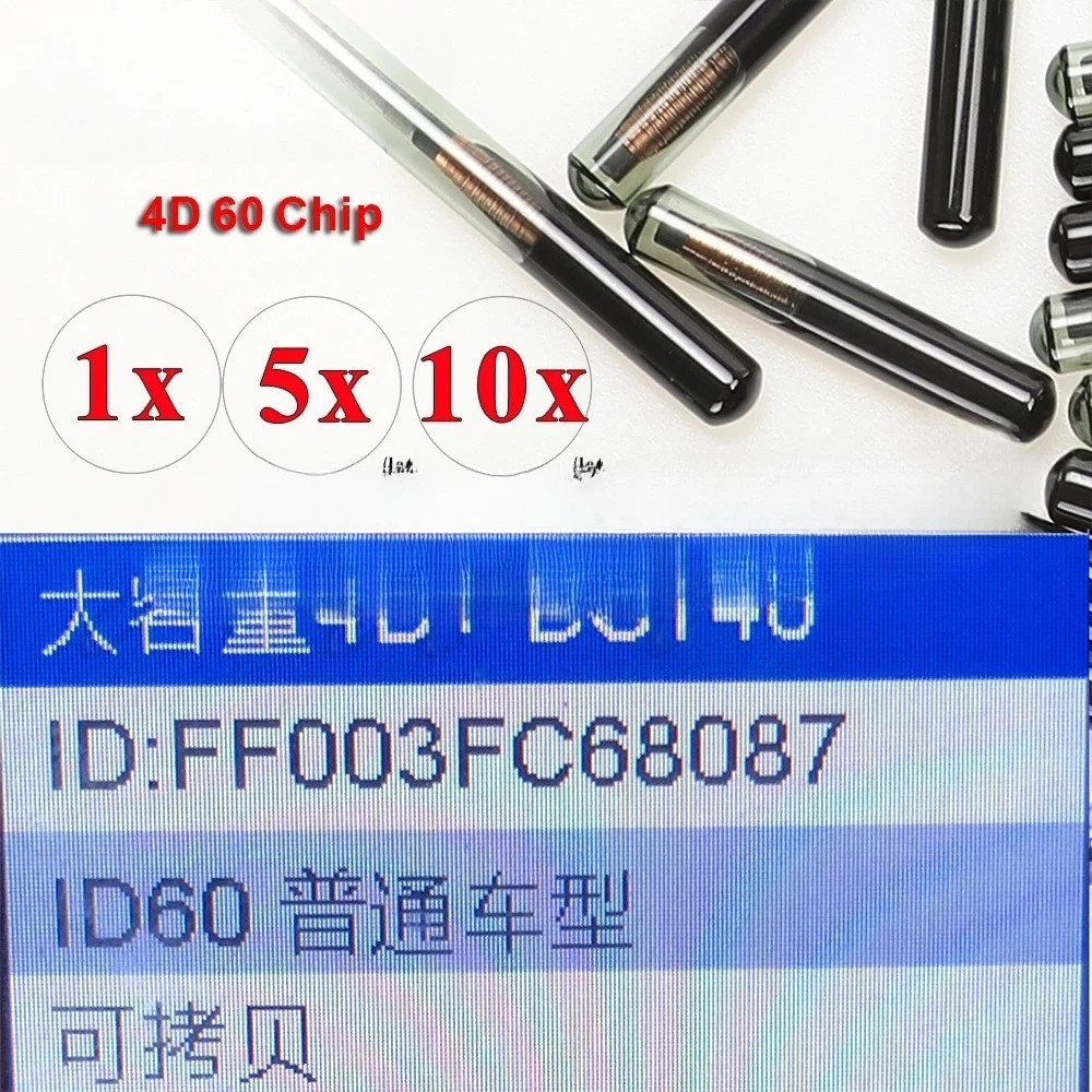 

1/5/10 шт. для Ford Connect Fiesta Ka Mondeo Jaguar ID60, высококачественный пустой чип-иммобилайзер для ключей автомобиля