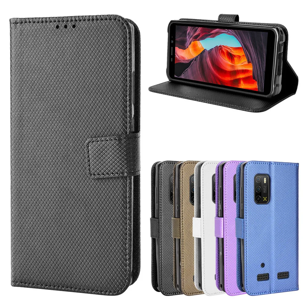 Funda protectora de cuero para Ulefone Armor X10, funda con soporte para Ulefone Armor X10 Pro, billetera con soporte para tarjetas, funda para teléfono