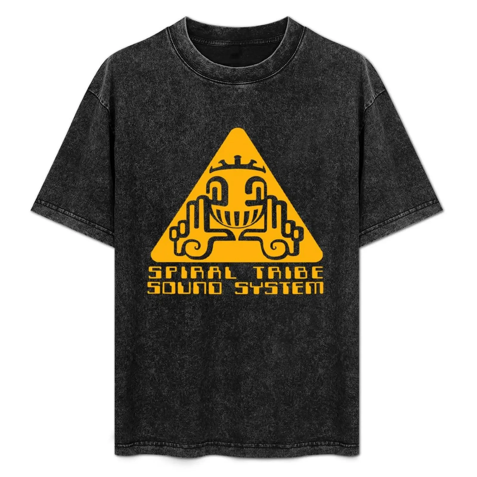

Spiral Tribe Sound System T-Shirt Utility Work Short Sleeve Top