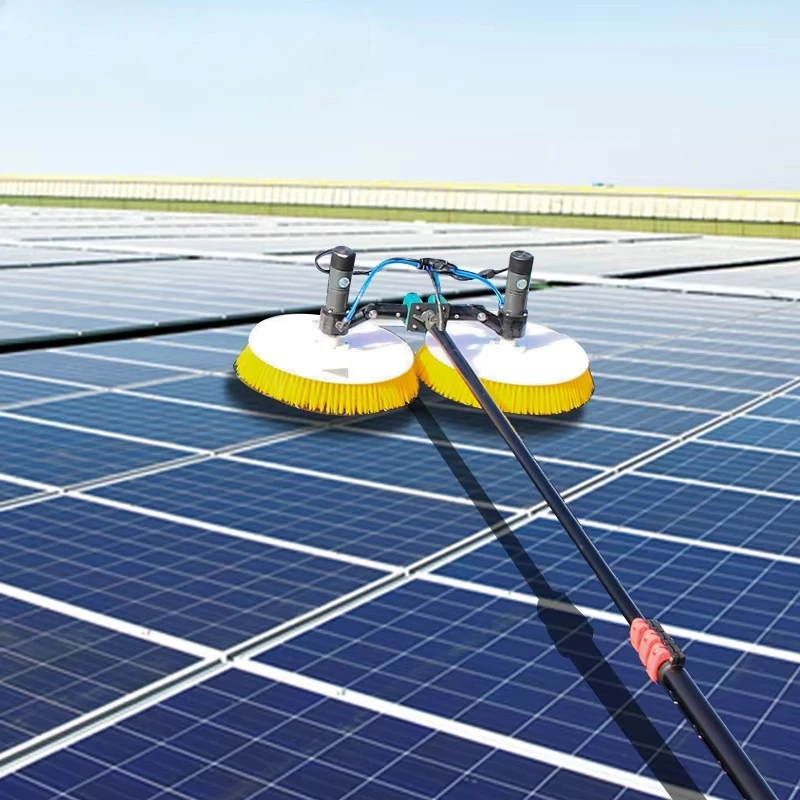 

Manufacturer Price Solar Panel Brush Rotating Hydrodynamic Rotating Solar Cleaning Brush Solar Panel Cleaning Brush