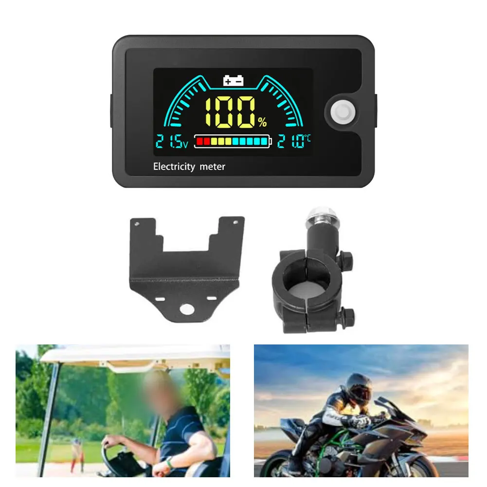 

Digital Battery Monitor 36V for Golf Cart with Wide Voltage Range 8 to 100V Suitable for Motorcycles Cars Trucks RVs