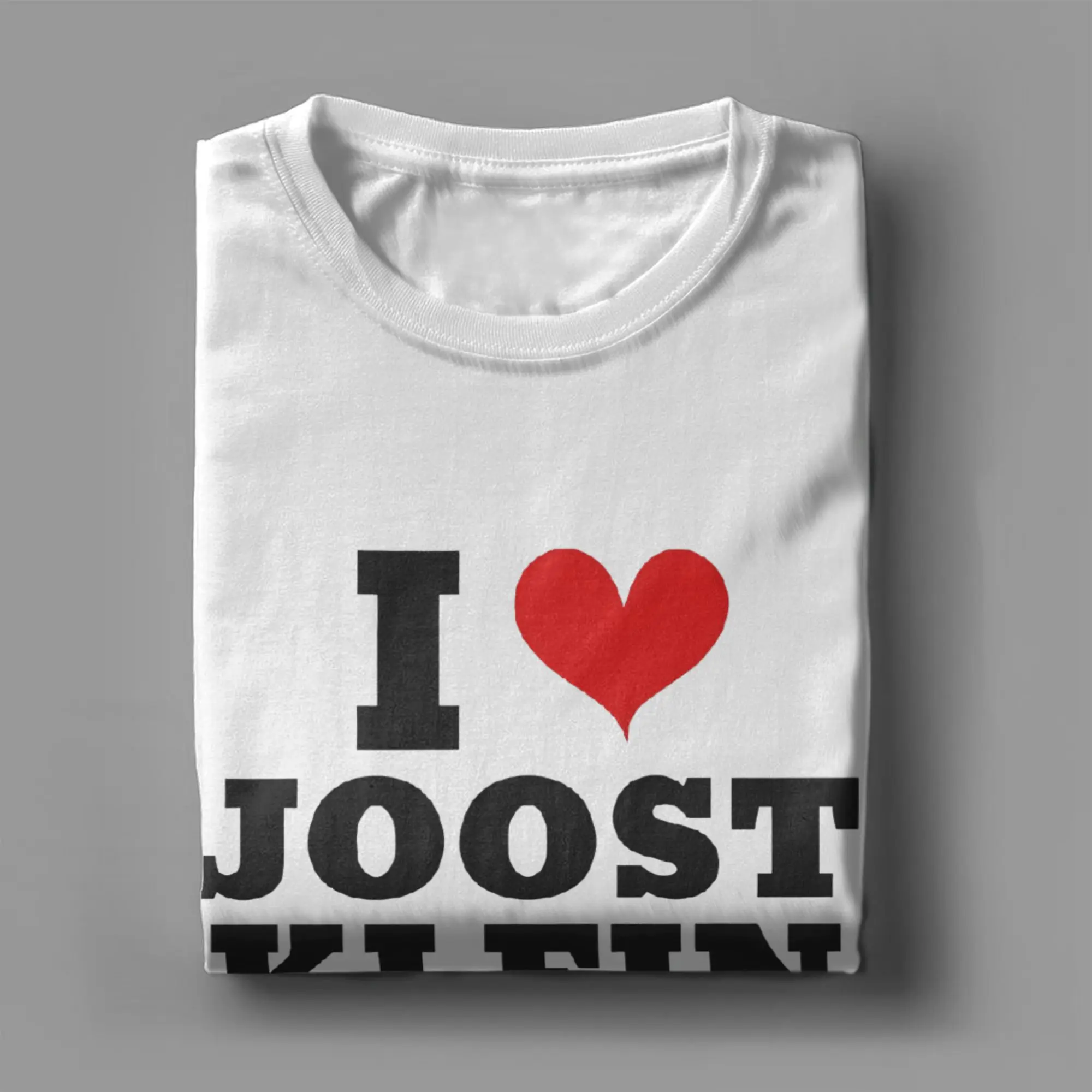 

Уличная футболка Summer I Love Joost Klein Модные крутые футболки Хлопковая футболка для мужчин Y2K Ретро плюс размер Топ с короткими рукавами