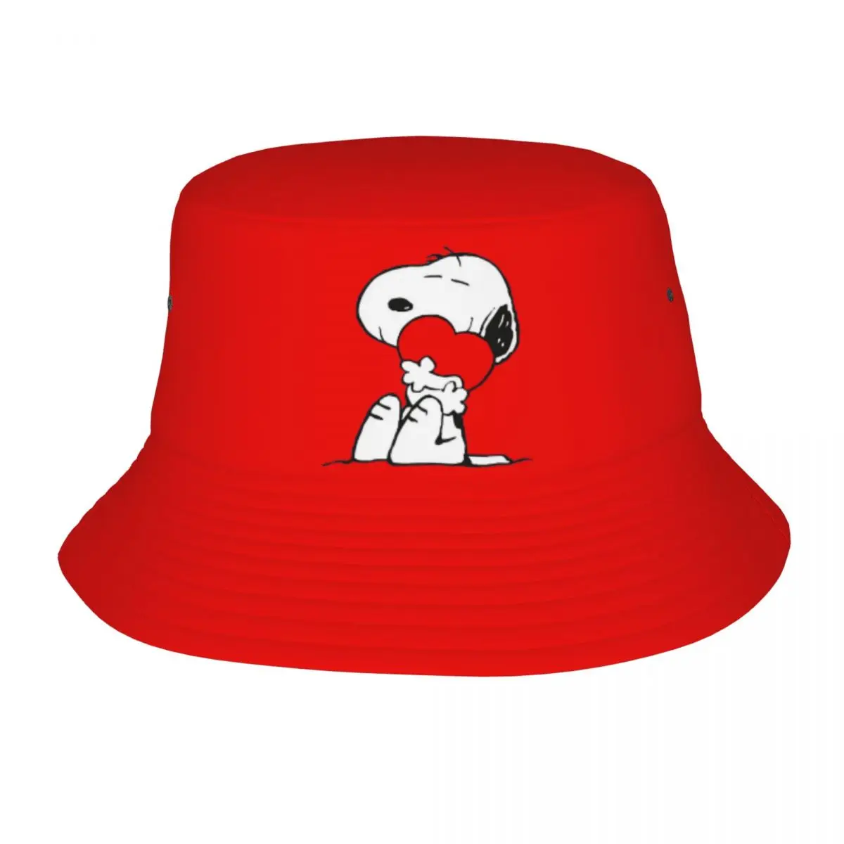 Niedlicher Snoopys-Eimerhut für Teenager, Accessoires, Bob-Hüte für Picknick-Kopfbedeckungen, leicht