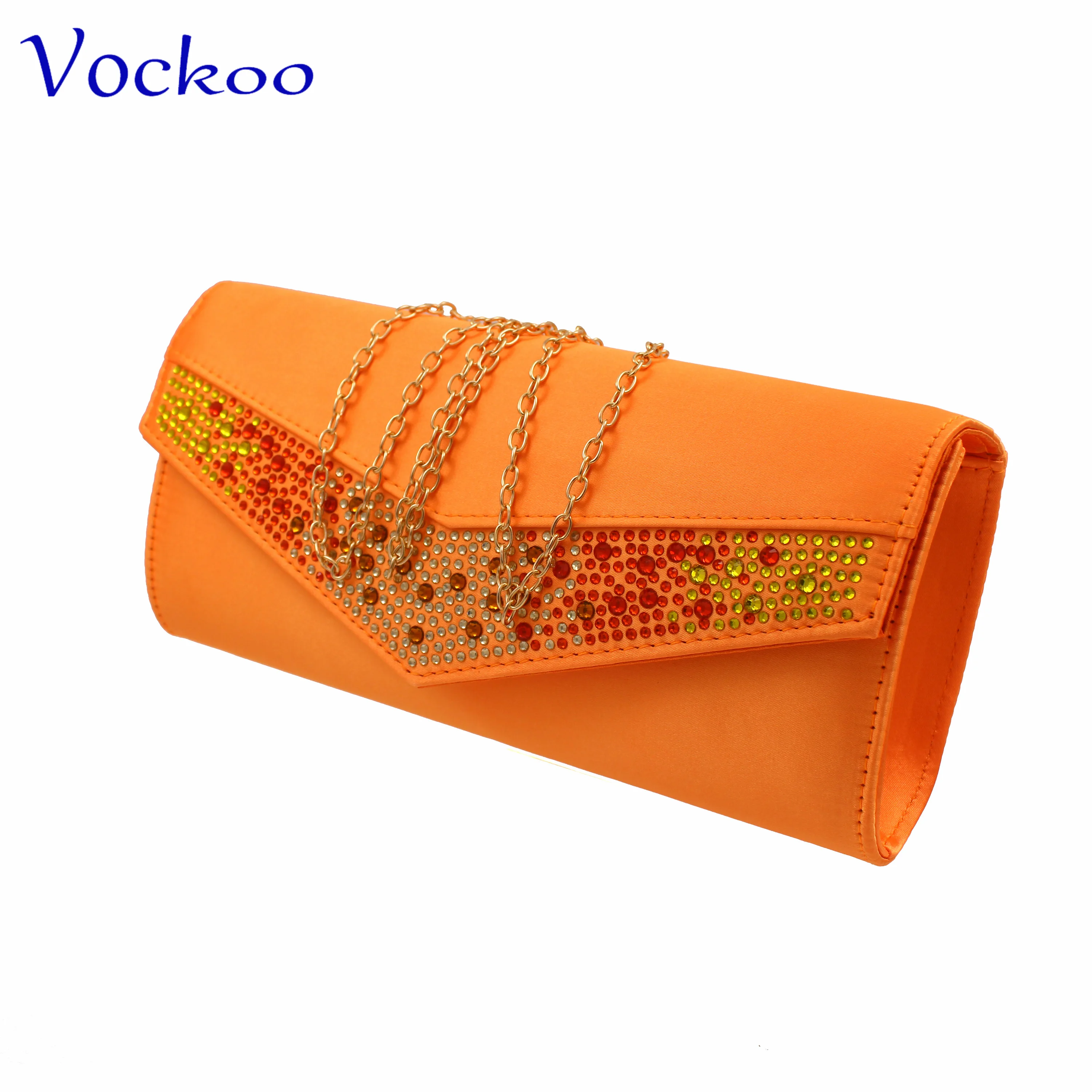 Mode neueste italienische Design Schuhe passende Tasche in orange Farbe spitz tole sexy Damen High Heels Pumps für Hochzeits feier gesetzt