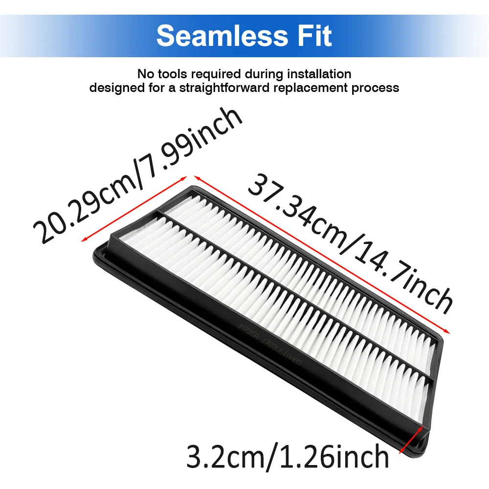 17220-61A-A00 1722061AA00 فلتر هواء المحرك لـ Acura MDX 3.5L 2022-2024 (غير مناسب للنوع S) لهوندا بايلوت 3.5L 2023-2025