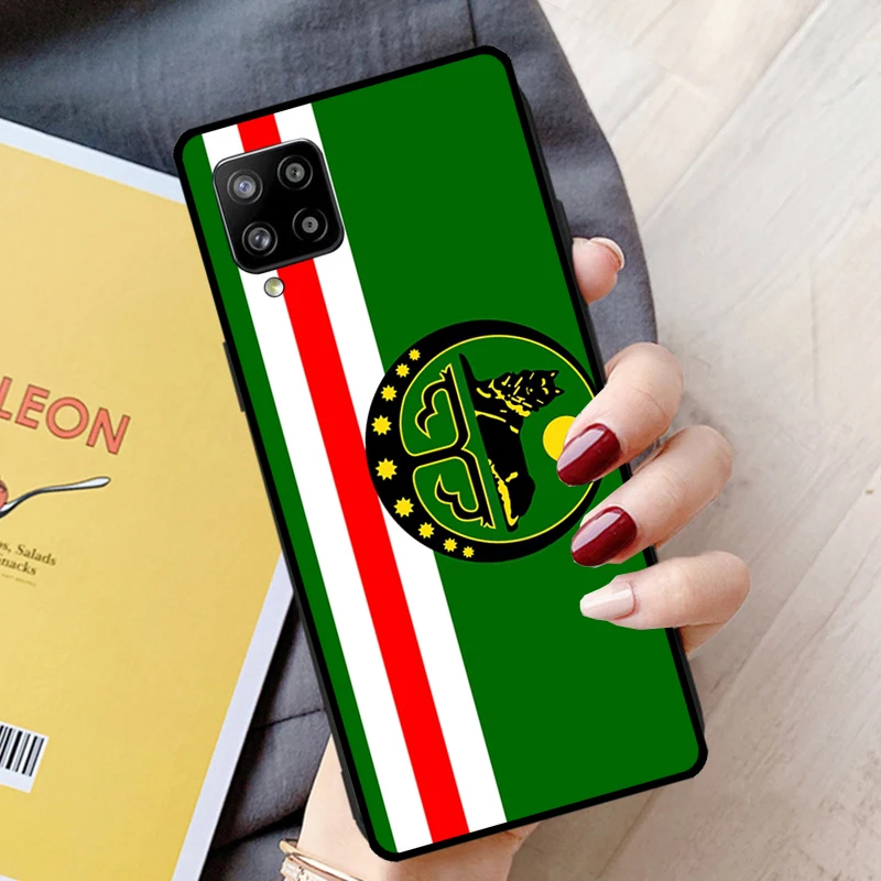 Chechen Chechnya Flag Case For Samsung Galaxy A13 A23 A33 A53 A42 A32 A22 A12 A51 A71 A14 A24 A34 A54 A52 Coque