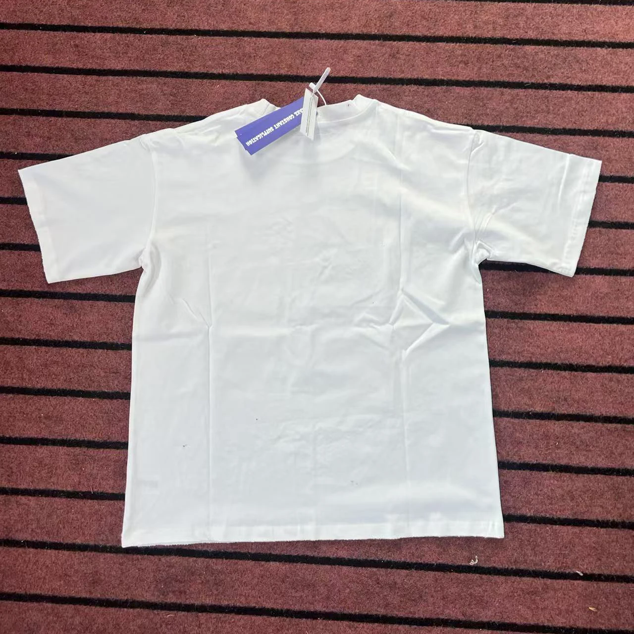 Men's Fashion Streetwear Short Sleeve round Neck Rhinestone T-Shirt Washed Cotton Baggy Oversized Diamond Top Tees