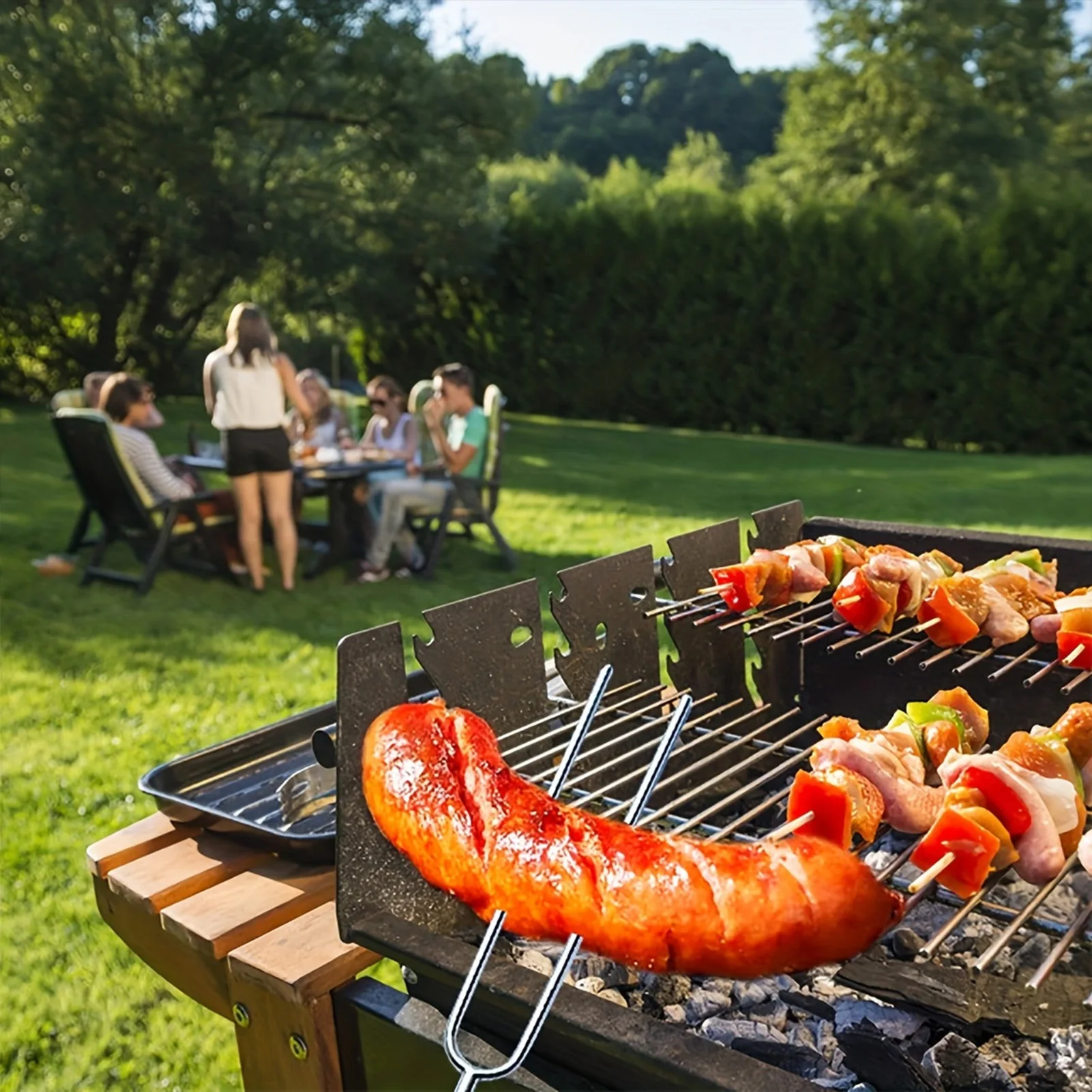 Telescoping Roasting Forks Kebab Sturdy and Durable to Use Retractable Fork Suitable for Hot Dog Camping Birthday