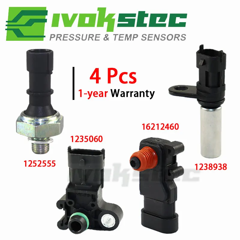 

4 шт. датчик карты + индуктивный датчик + переключатель давления масла для OPEL Astra Corsa Meriva Zafira 1235060 16212460 1238938 1252555