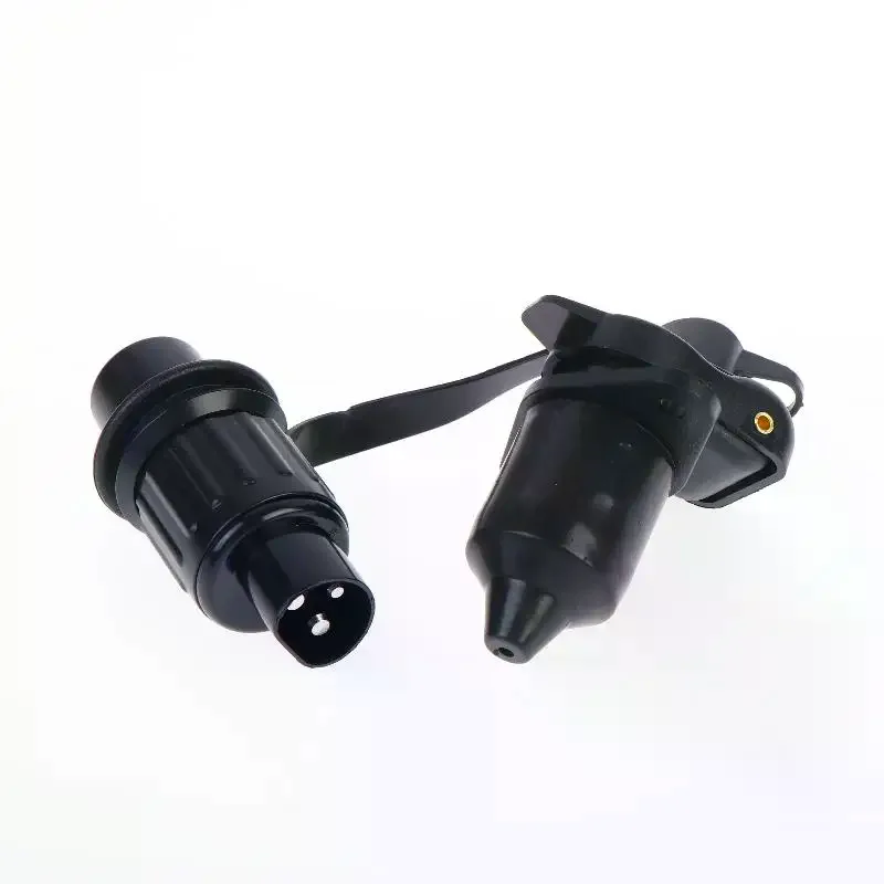 12V 3 Pin Trailer Socket Flat Plug Connector Plastic European Car Cable Connector Socket Trailer Truck Power Supply Plug