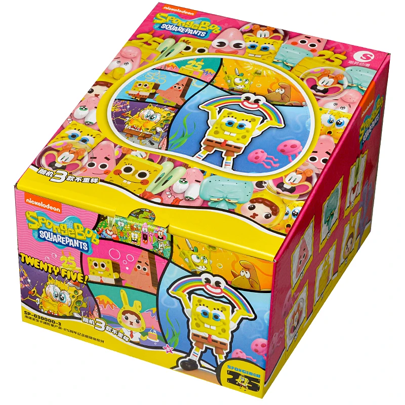 

Аниме Губка Боб Квадратные Штаны 25-летие издание милый предмет слепая сумка мини-фигурка модель куклы игрушки для детей подарок