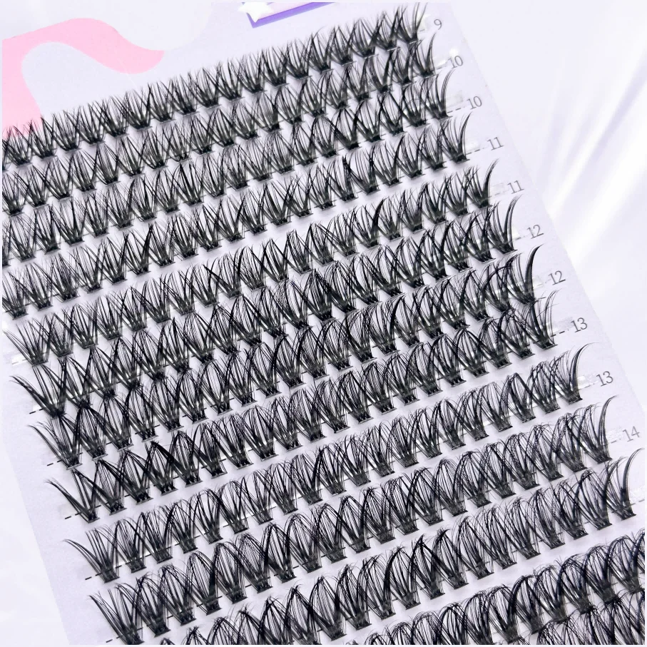 280 Pcs of Mixed-Length (8-16mm) - 3D Thick False Lashes, Suitable for Beginners. Ultra-Thin at 0.05mm, with Natural to Dramatic