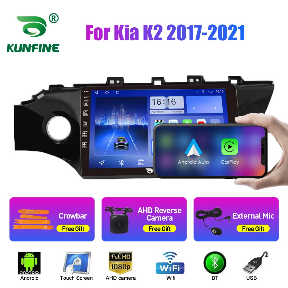For Kia K2 2017-2021 Russia Android Navigator GPS Reversing Image Car All-in-One