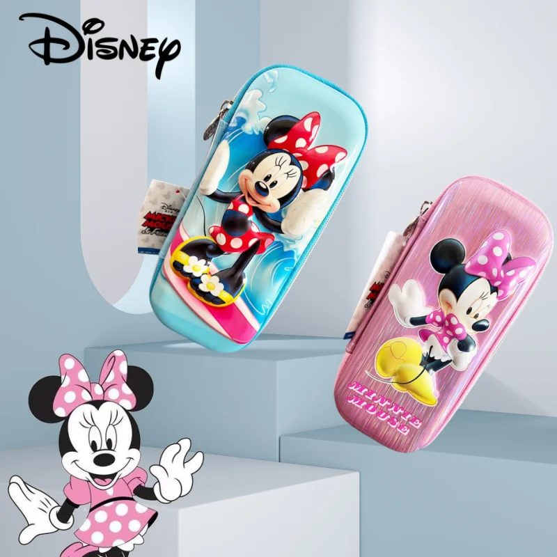 

Cartoon Disney series cute Minnie children's new multi-functional large-capacity waterproof storage exquisite stationery box