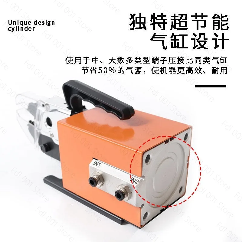 AM-10 Electric Dynamic Crimping Machine Automatic Cold Press Wire Terminal Crimper Tool