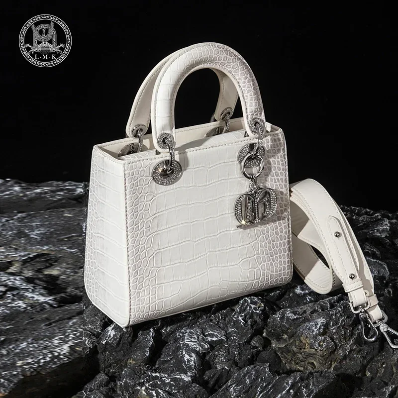 

Famous luxury designer handbags France LMK light luxury genuine leather women's bag autumn and winter high-sensitivity handbag