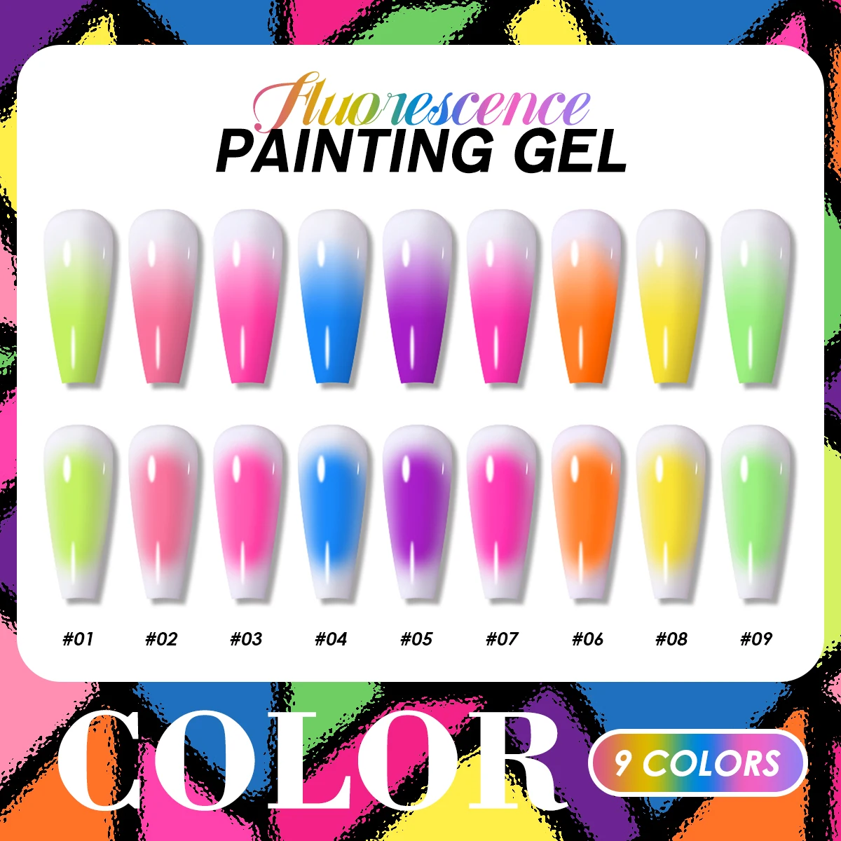 9-Color Solid Nail Polish, Pat - Nail Art Painting recension och pris