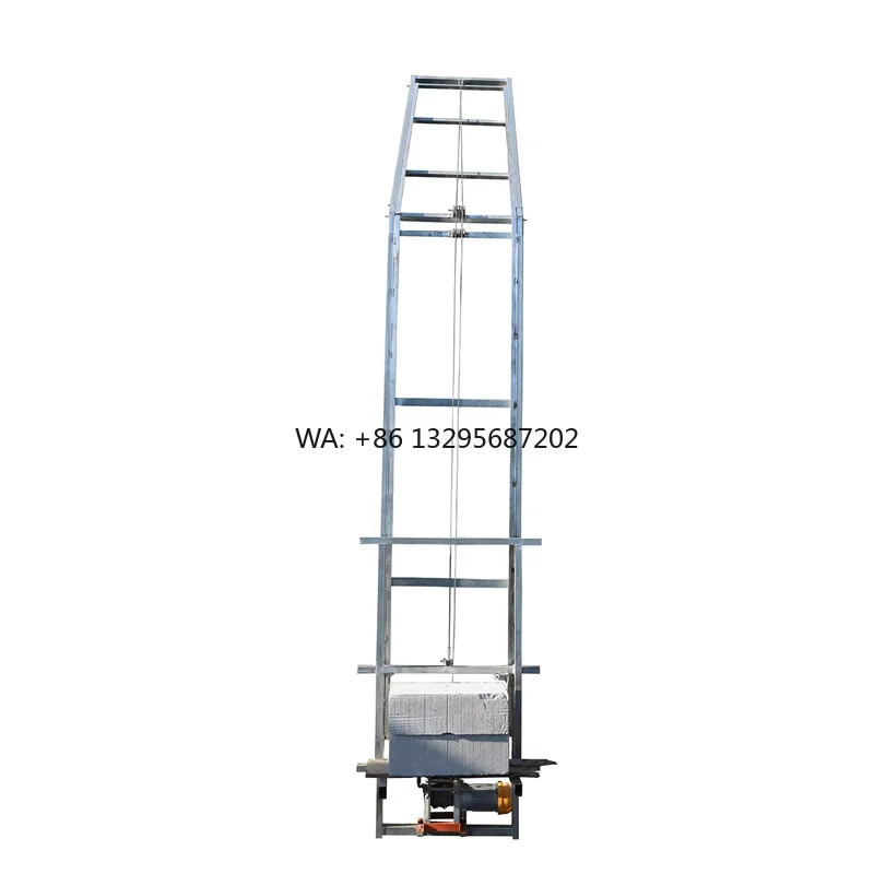 

Custom Automatic Small Electric Construction Elevator Ladder Lift with Safe Fast Assembly Solar Panel Lifter