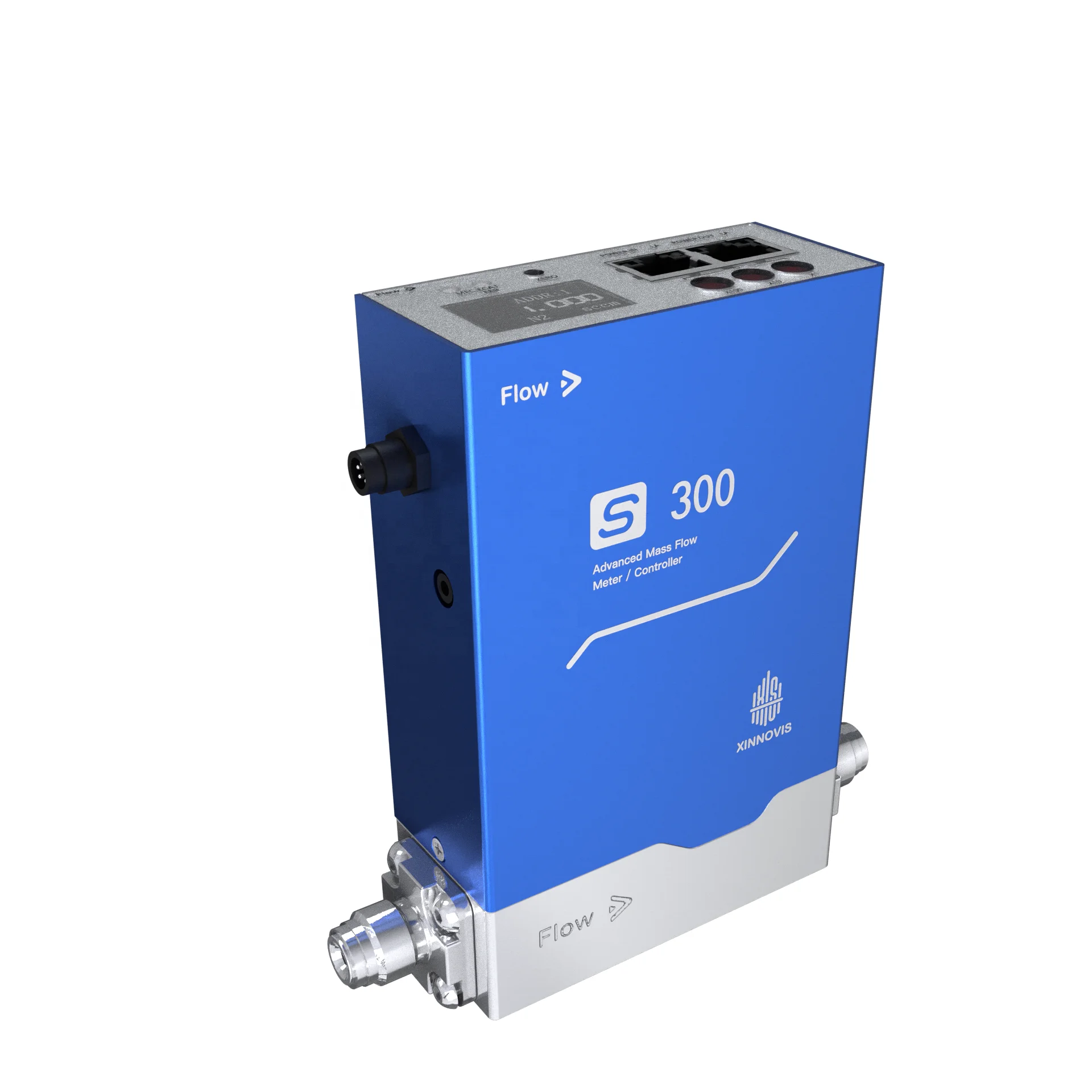

S300 MFC Mass Flow Controller N2/O2/Air/Ar/CH4/H2/He/SiH4/NH3 RS485/EtherCat/0-5V/4-20mA/Profibus ATEX/CE/UKCA-EMC Certificate