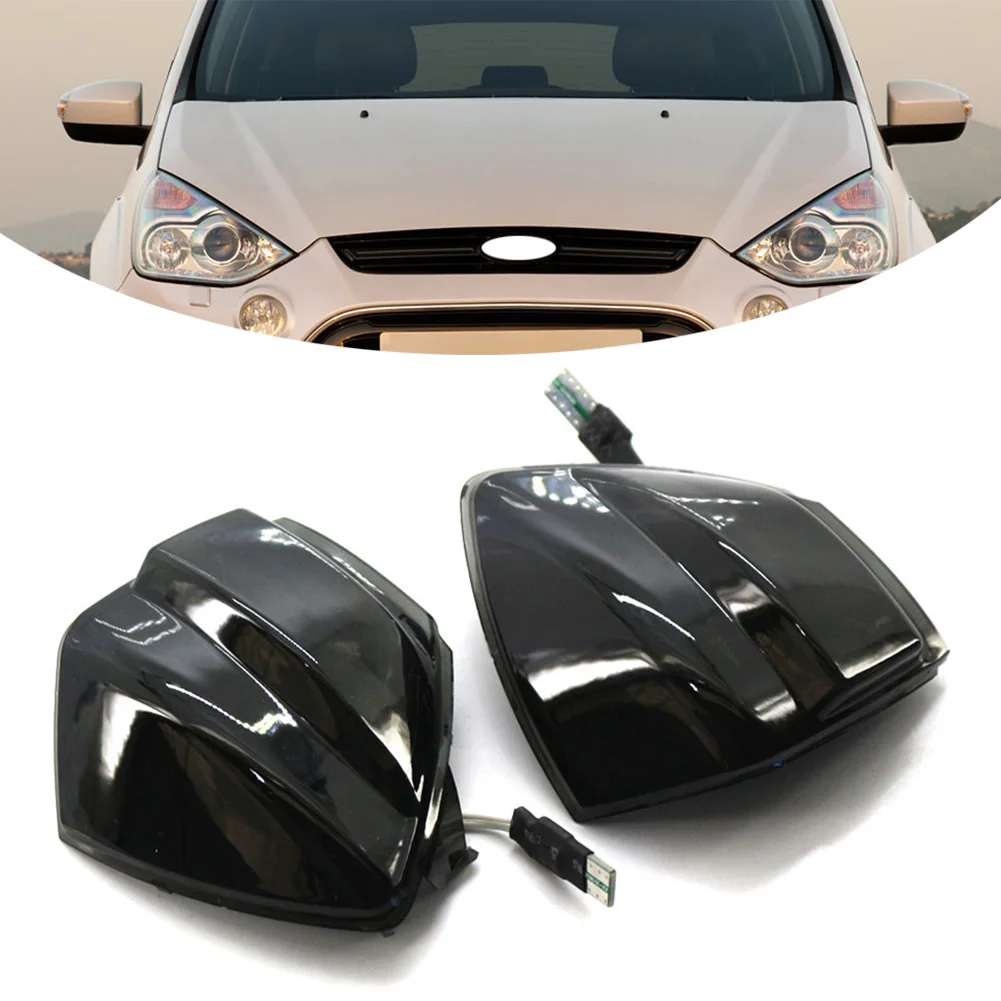 1 Pair Car Dynamic Turn Signal Light Side Mirror Lamp Indicator For Ford Kuga C394 2008-2012 For S-Max 07-2014 For C-MAX 11-2019