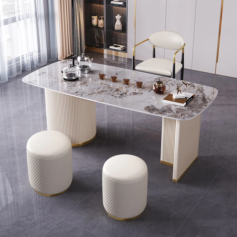 Wall Desk Dining Table Hall Restaurant Makeup Modern Kitchen Table Center Nordic Office Mobile Mesa Cocina Salon Furniture SQC