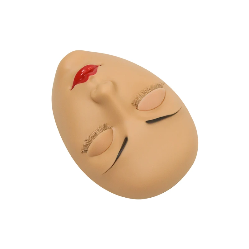 Lash Extension Training Head with Removable Eyelids