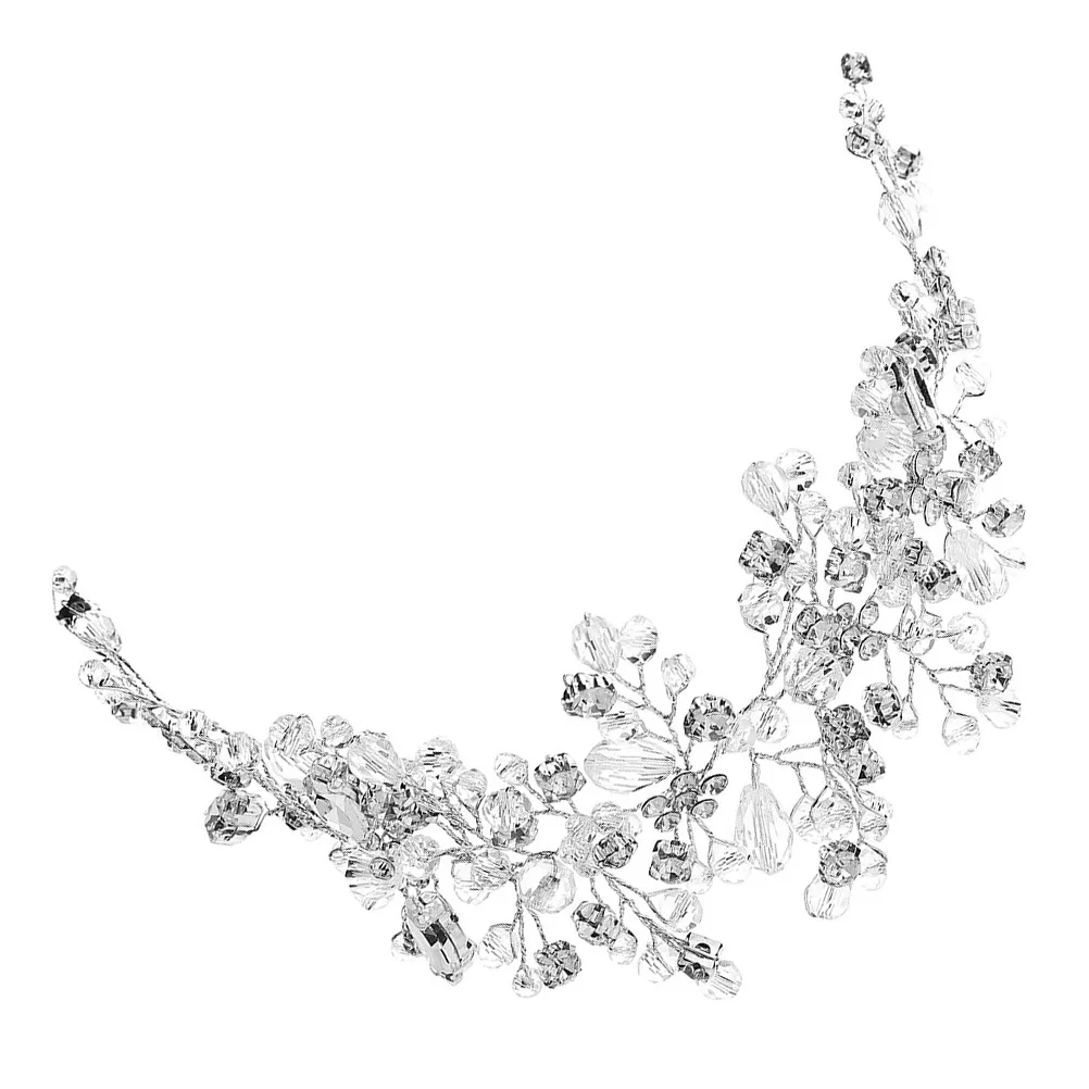 

Rhinestone Bridal Hair Vine Exquisite Wedding Headband Bride Headpiece Prom Party Hair Accessories Rhinestone Headband