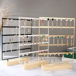Earring Organizer Stand for Women Girls 6 Layers Jewelry Organizer Storage Rack for Showcase Home Jewelry Store Countertop Stal